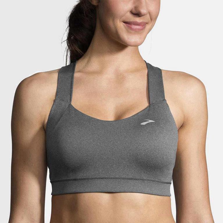 Brooks Uplift Crossback Womens Running Bra Ireland Grey (BQAU-32908)